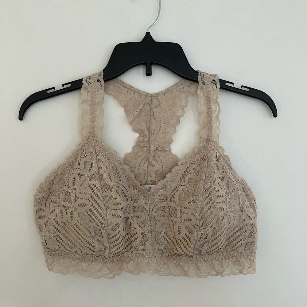 Maurices Lace Beige Bralette